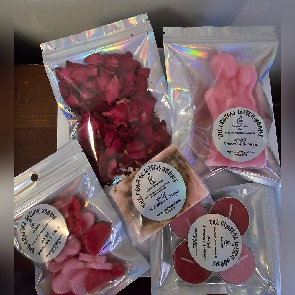 Crystal Witch Goddess Romance & Magic Wax + Soap Gift Set 🌹💗